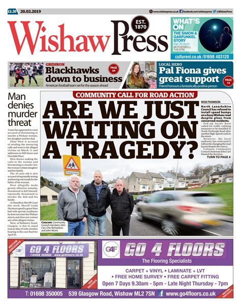 Wishaw Press 2019 03 20