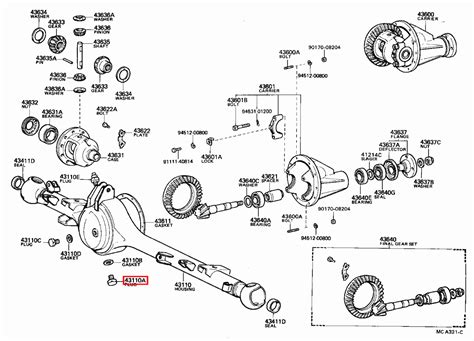 Genuine Toyota Landcruiser Series Fj Bj Hj Front Axle Magnetic