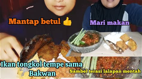 Asmr Sambel Terasi Lalapan Mentah Gorengan Bakwan Susy Youtube