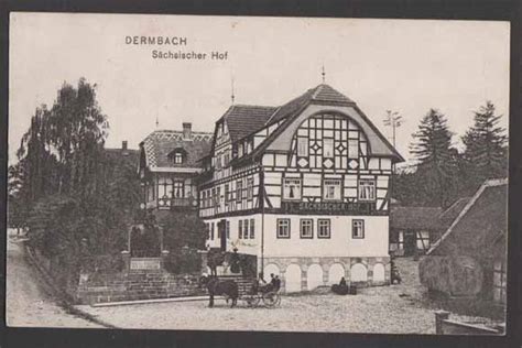 Ansichtskarte Postkarte Dermbach Rh N Hotel S Chsischer Akpool De