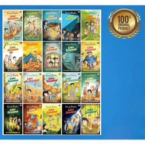 Jual Buku Seri Lima Sekawan Cover Baru By Enid Blyton Original Di