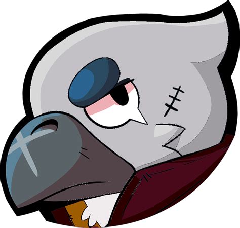 Image Protrait Crow Whitepng Brawl Stars Conception Wiki Fandom