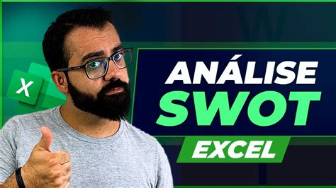 Planilha de Análise SWOT no Excel Rapidamente Planilha Grátis YouTube