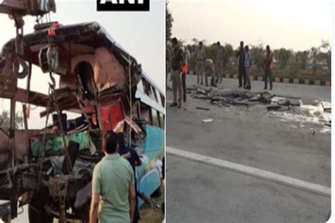 Greater Noida Accident 8 Killed 30 Injured As Bus Rams Into Truck On