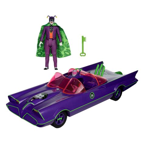 Actionfigure DC Retro Figure Batman 66 Batmobil With Joker Gol