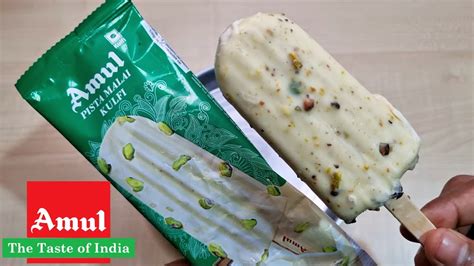 Amul Pista Malai Kulfi🍦 60ml Ingredients Taste Price Ad Amul Kulfi Ice Cream Amul