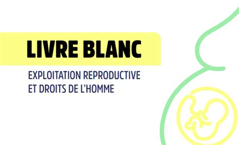 Publication Du Livre Blanc De La GPA Par Le Syndicat De La Famille Le