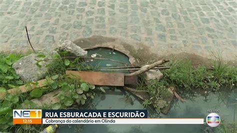 Moradores Reclamam De Buracos E De Falta De Ilumina O Em Rua De Olinda