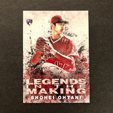 Shohei Ohtani 2018 Topps Legends In The Making RC Insert SLAM Sports