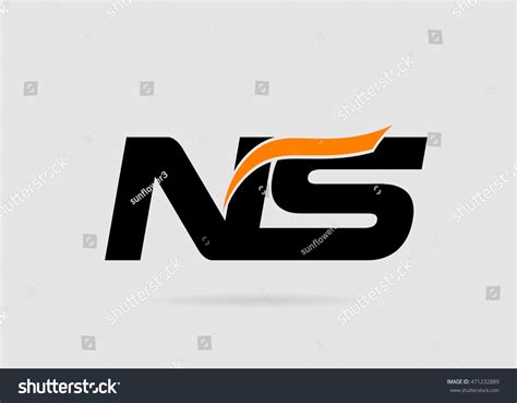 N S Logo Vector Logotype Template Stock Vector (Royalty Free) 471232889 | Shutterstock