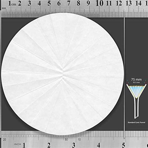 Cm Fluted Filter Paper Pre Pleated Folded Qualitative Grade