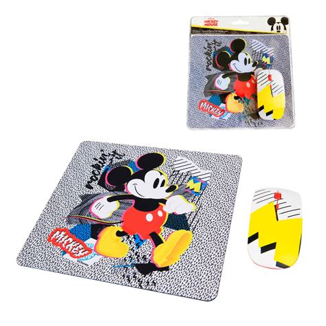 Kit Mouse Inalambrico Y Mouse Pad Mickey Jugueterías Ansaldo