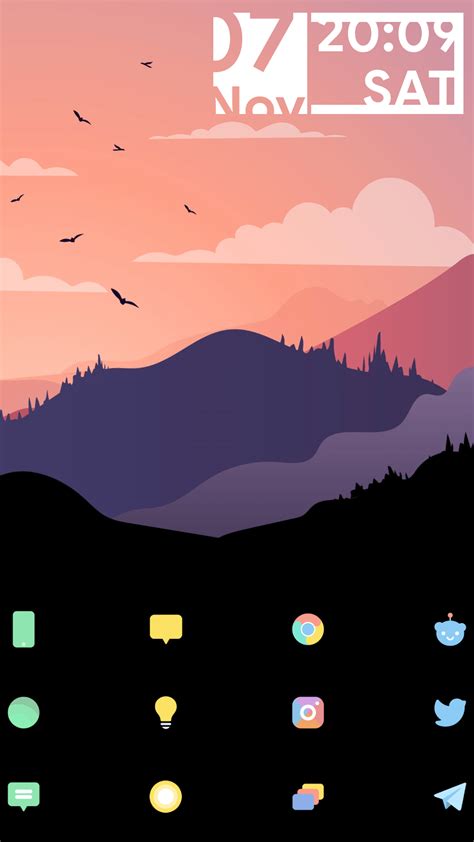 Theme Sunset Androidthemes