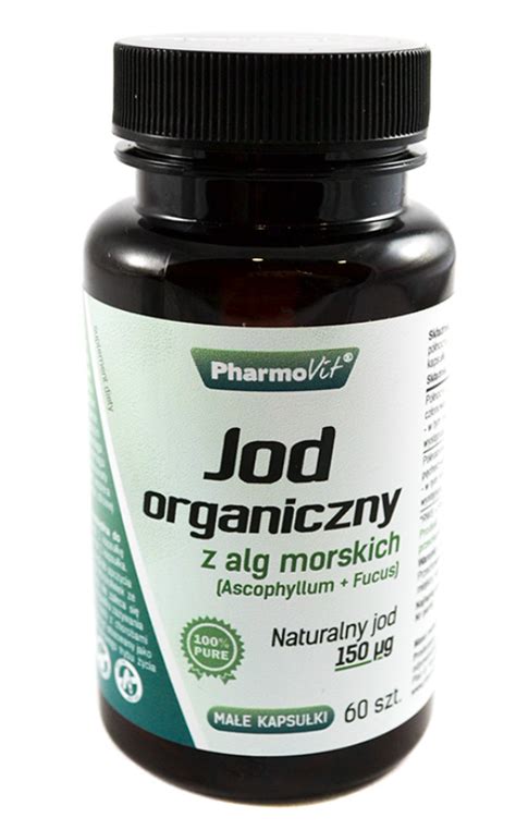 PharmoVit Jod organiczny z alg morskich 150 µg 60 kaps Opinie i ceny