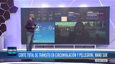 elTresTV on Twitter Corte total de tránsito en Circunvalación y