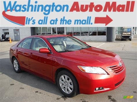 2007 Barcelona Red Metallic Toyota Camry Xle V6 108108675 Photo 2