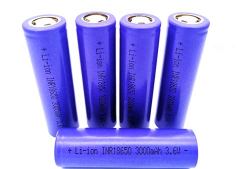 3000mAh 3 7V INR18650 High Discharge Platform Lithium Ion Rechargeable