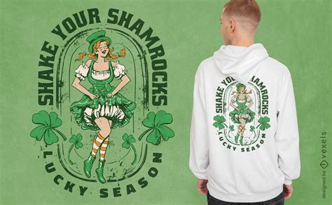 St Patricks Shamrocks T Shirt Design Vector Download