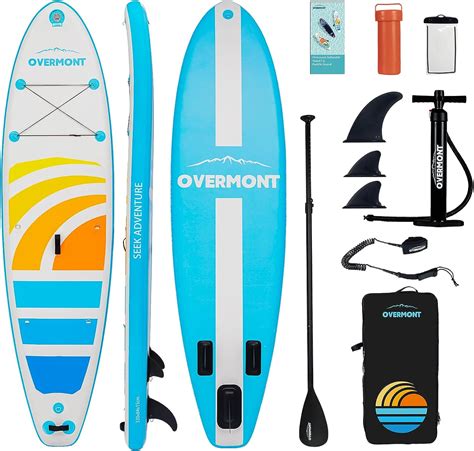 Overmont Sup Inflatable Stand Up Paddle Board For Adults X X Cm