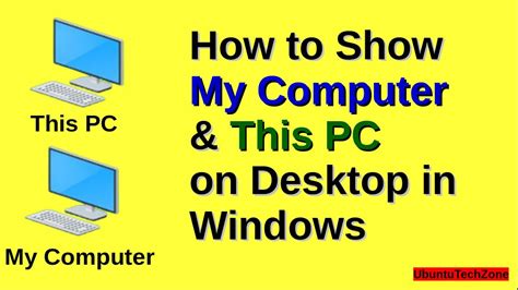 Show My Computer On Desktop In Windows Step By Step YouTube