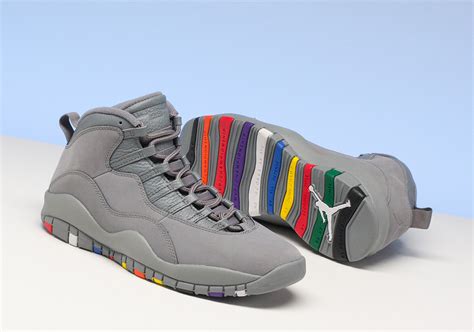 Air Jordan 10 Cool Grey Closer Look 310805 022