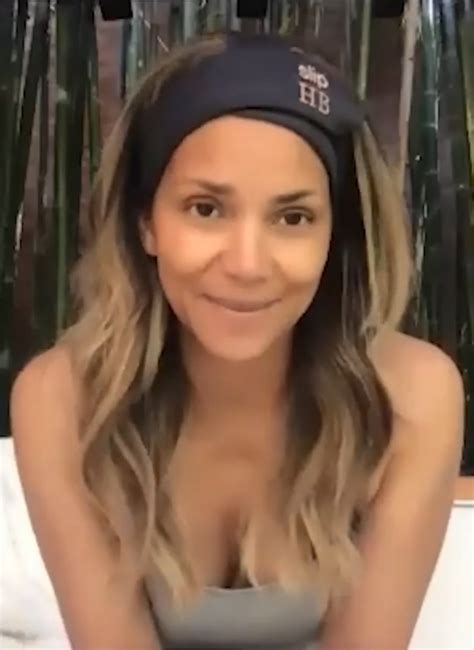 Halle Berry, 54, looks stunning as she goes makeup-free in new video ...