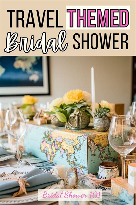 Travel Themed Bridal Shower Travel Theme Bridal Shower Bridal Shower Theme Travel Bridal Showers