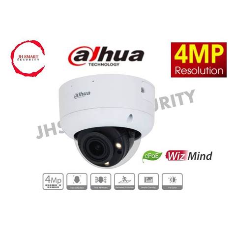 DAHUA IPC HDBW5449R1 ZE LED 4MP Full Color Vari Focal Warm LED Dome