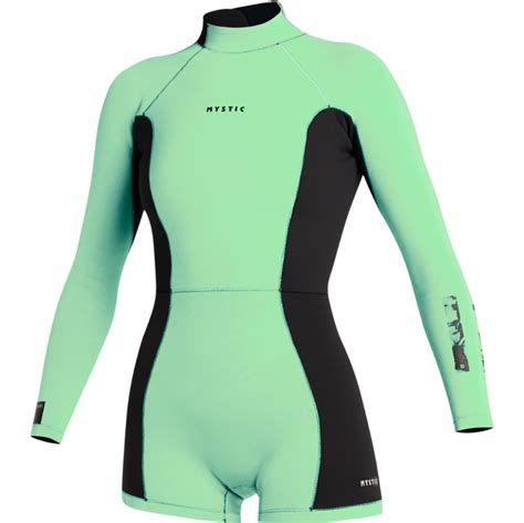 2024 Mystic Womens Lunar Bk Longarm 22mm Back Zip Shorty Wetsuit 35000 240113 Wetsuit Outlet