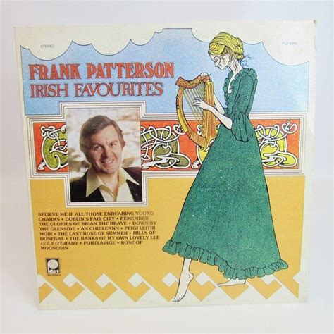 Frank Patterson Irish Favourites Lp Vinyl Record Album Celtic Folk