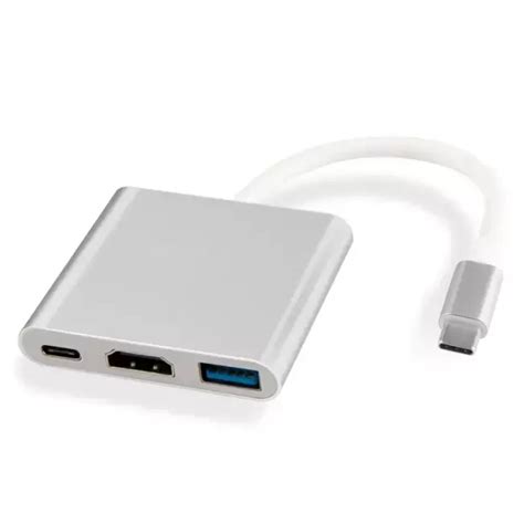 Купить Переходник USB Type-C на HDMI 4K / USB 3.0 PD - Магазин Айковер