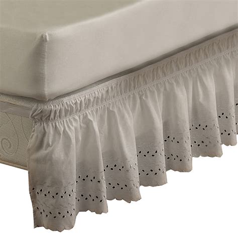 Easyfit Wrap Around Eyelet Ruffled Bedskirt Jcpenney