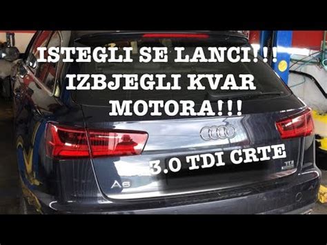 AUDI A6 4G 3 0 TDI CRTE QUATTRO SERVIS LANACA IZBJEGLI KVAR MOTORA