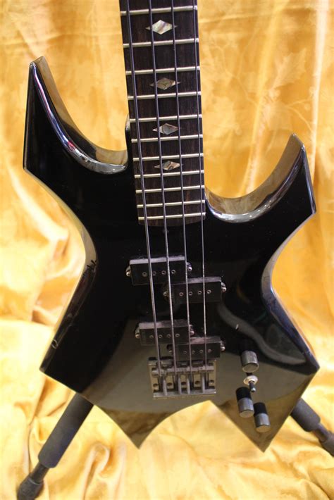 BC Rich Warlock USA Bass Guitar w/HSC 1980s | Ted's Pawn Shop