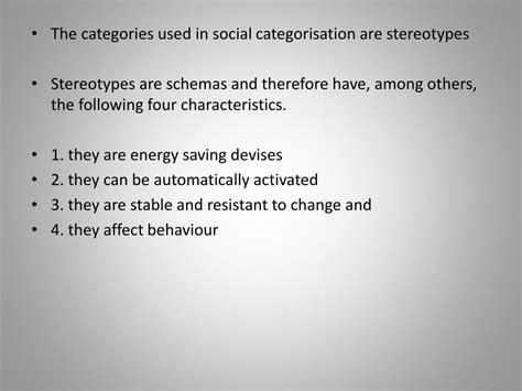 Ppt Explain The Formation Of Stereotypes And Their Effect On