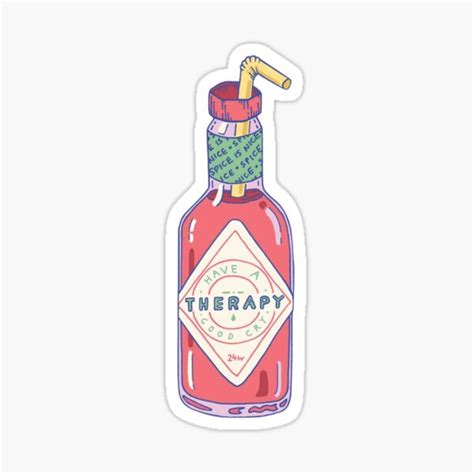 Hot Sauce Sticker For Sale By Tomsheart Redbubble