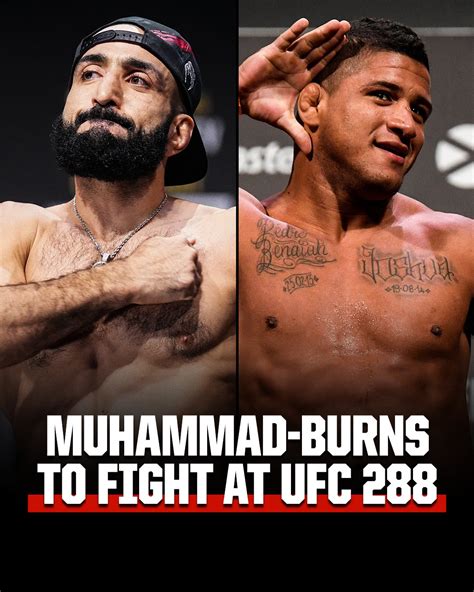 ESPN MMA On Twitter Belal Muhammad And Gilbert Burns Will Meet In A