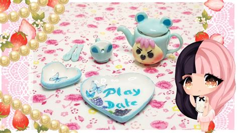 Diy Melanie Martinez Play Date Tea Party Set Easy Polymer Clay