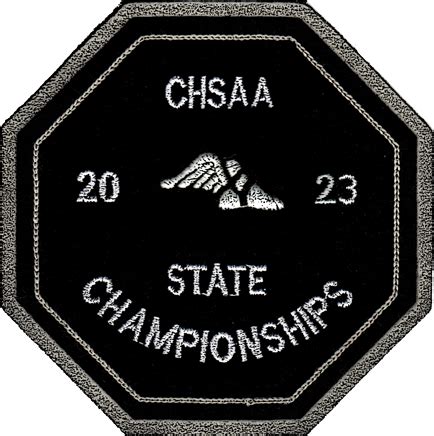 2023 CHSAA State Championship Track & Field Patch — Kukulski Brothers