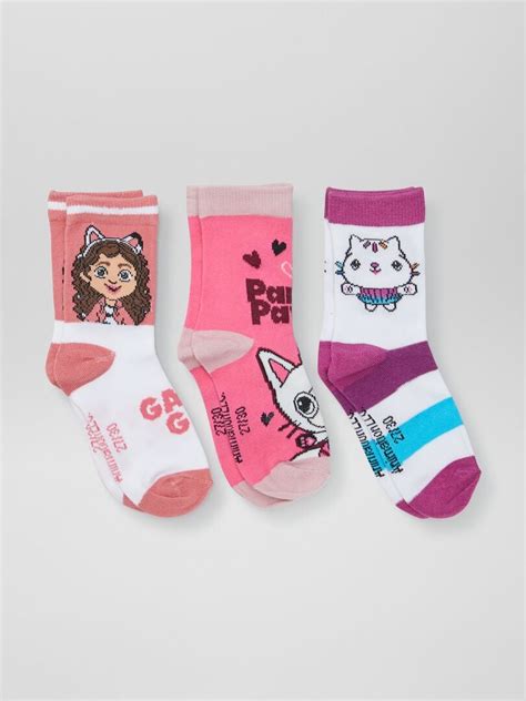 Lot De Chaussettes Gabby Et La Maison Magique Paires Rose