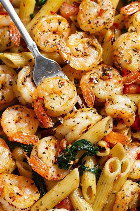 Shrimp Pasta Recipe With Tomato And Spinach Eatwell