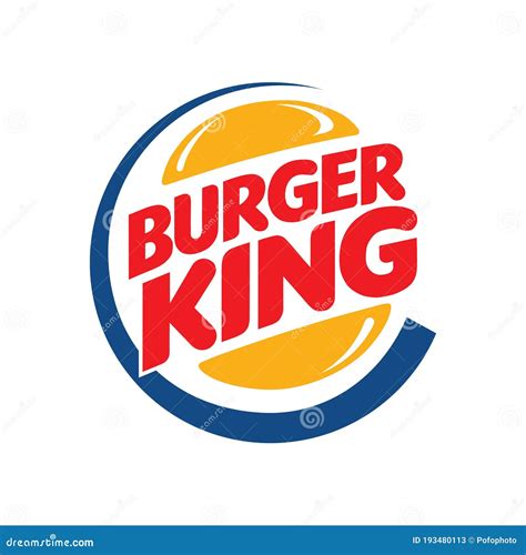 Burger King logo vector editorial stock photo. Image of design - 193480113