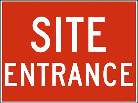 Construction Site Entrance Sign Claim Your 10 Discount