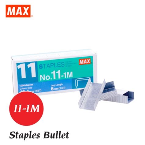 Max Staples M M M M Max Bullet Stapler Bullet