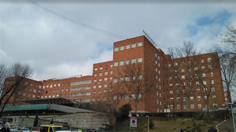 Embutido Médula ósea con las manos en la masa puerta p hospital clinico