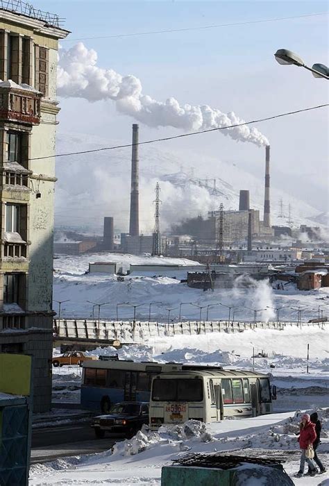 Pin By Baba Yanna On Red River Norilsk Scenery City Aesthetic