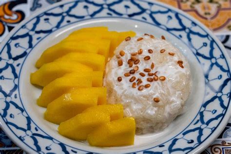 Kao Niew Mamuang Mangue Et Riz Gluant Au Lait De Coco TradiCuisine