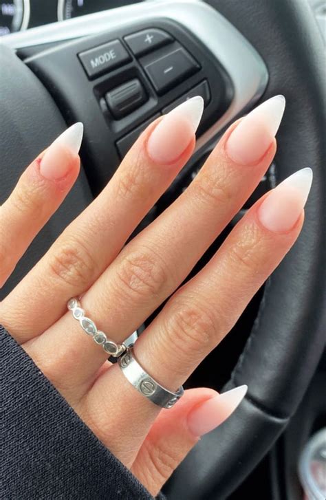 Matte Nude Almond Nails Almond Nails Nails Nail Inspo