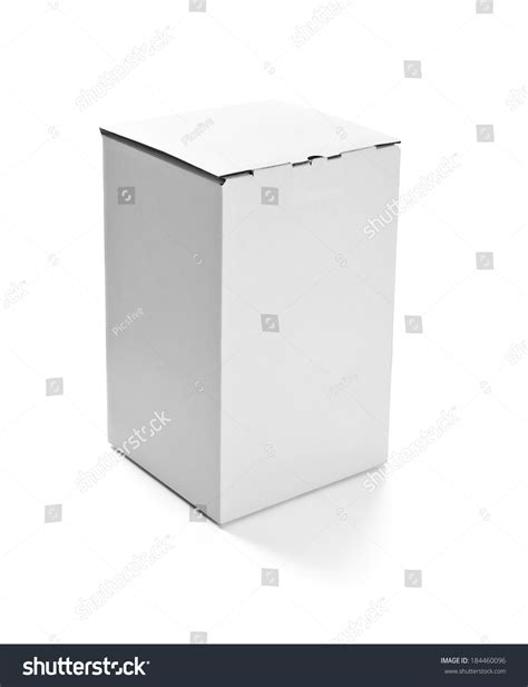 Close White Box Template On White Stock Photo 184460096 | Shutterstock