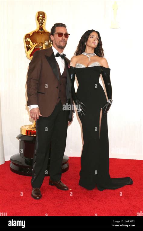 Matthew McConaughey Mit Ehefrau Camila Alves Bei Der Oscar Verleihung